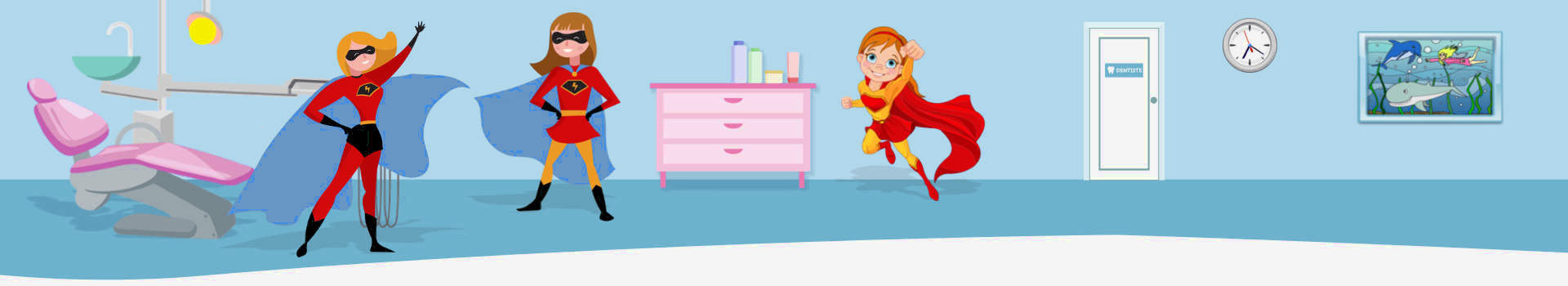 Équipe de super dentistes