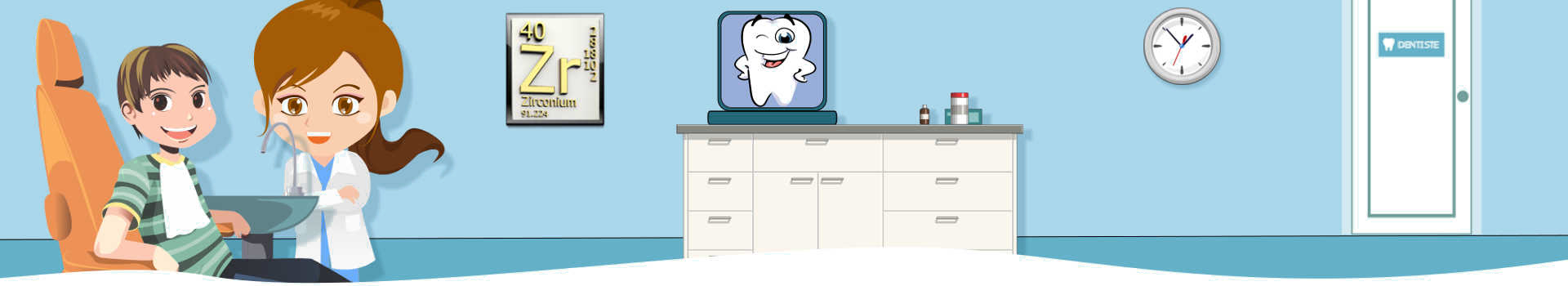 dentiste pediatrique et courone en zircon